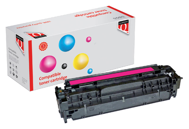 Quantor - Tonercartridge HP CF383A Rood