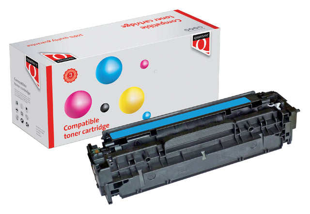 Quantore - Tonercartridge HP CC531A 304A Blau