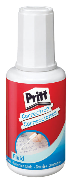 Pritt - Korrekturflüssigkeitsflasche mit kwast 20ml | 10 Stücke