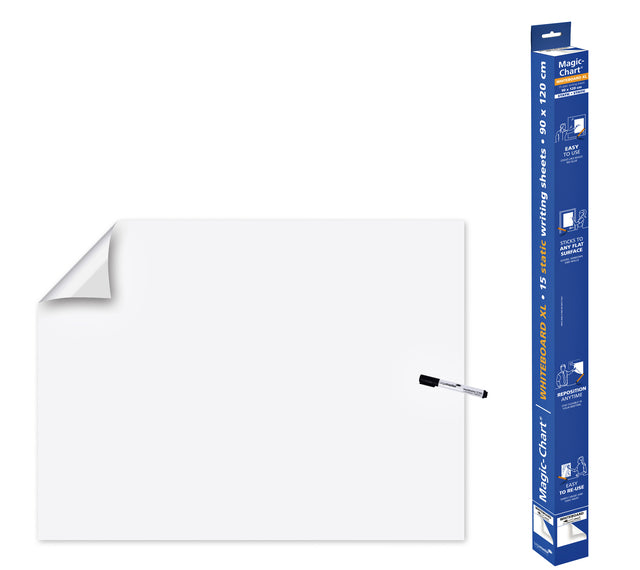 Legamaster - Magic Chart Whiteb XL 90x120cm Wt 15V | 4 Stücke