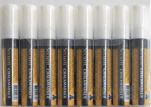 Securit-Chalkstift SMA-720 Blockpunt 7-15 mm Weiß