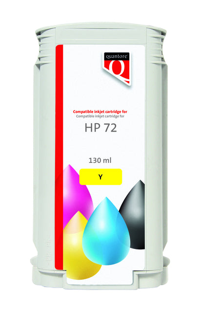 Quantore - Tintenpatrone HP 72 C9373a Geel