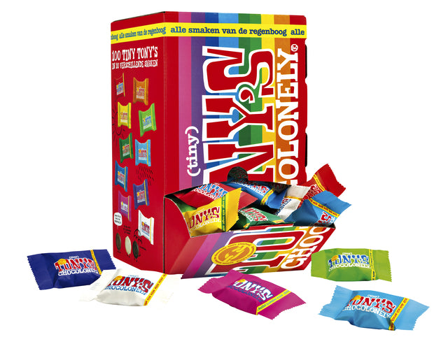 Tony's Chocolonely - Schokolade Tony Chocolonely Tiny Mix Box 100 PCs | 8 Stücke