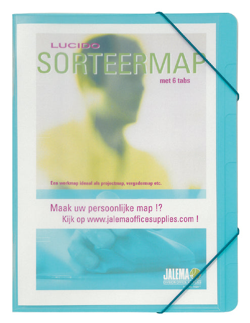Jalema - Sortierordner Djois Personalisierbar A4 6vak BL | 15 Stücke
