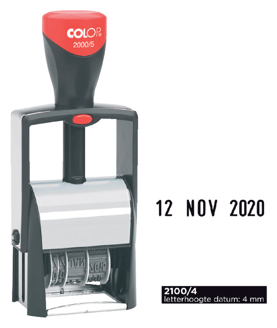 Colop - Datum Stempel 2100 Klassiker 4mm Kissen schwarz