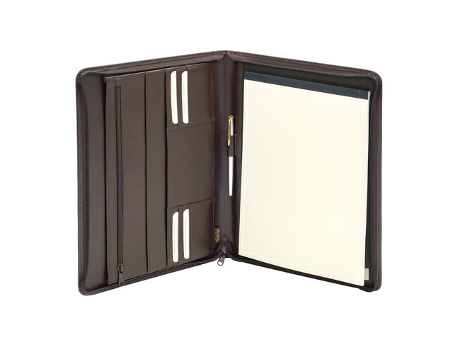 Van der Spek - Schreibordner A4 + Rits Leder mit Nerf BR