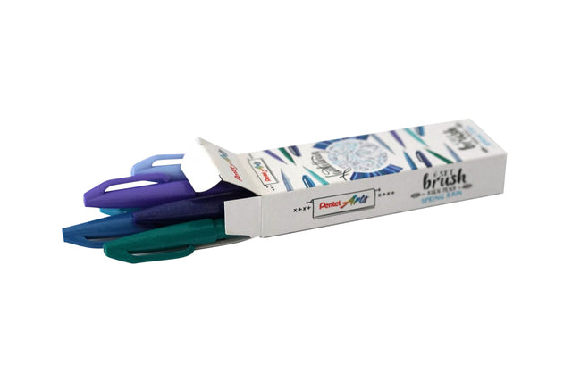 Pentel - Brushpen -Zeichen SES15C Federregen Assorti