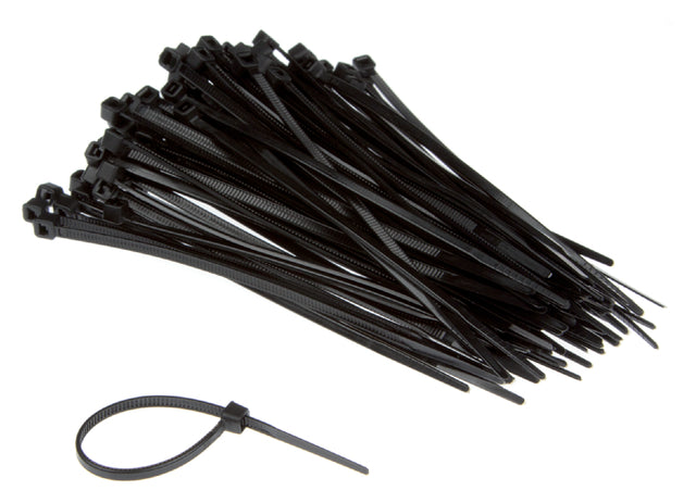 Izzy - Nylondarmsteine 2,5 x 100 mm d 20,5 mm schwarz | 10 Stücke