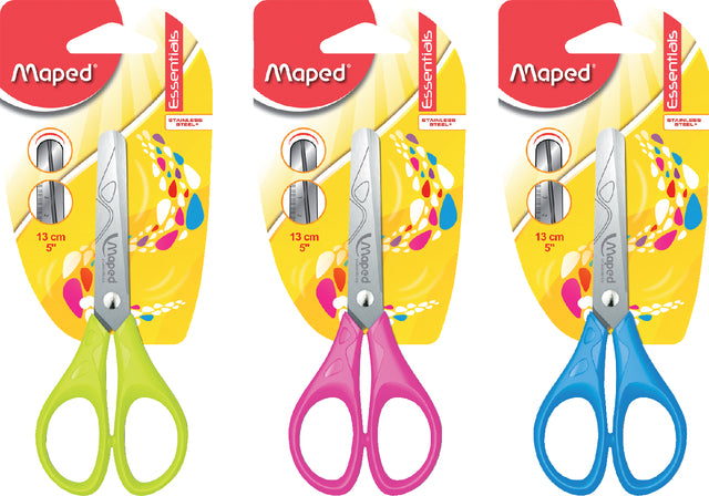 Zugeordnet - Kinderschere Essentials 13cm Assorti | 12 Stücke