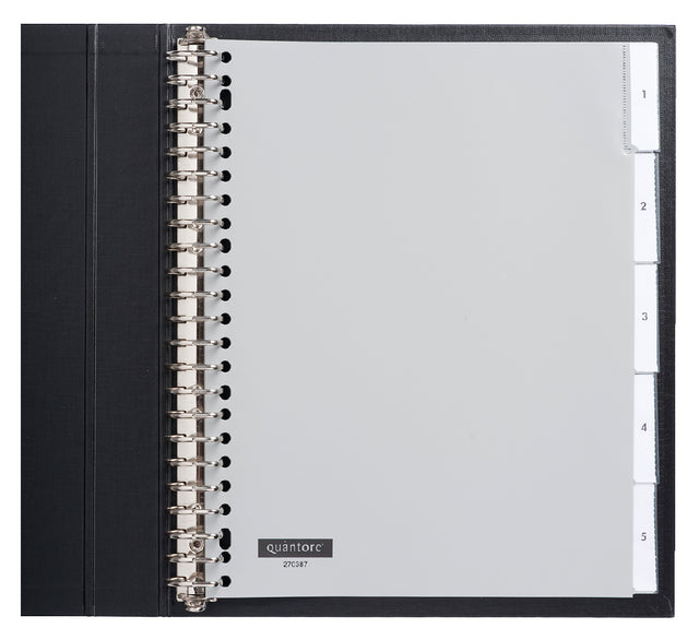Quantore - Registerkarte A4 23r PP 5 -Stückfenster Br GS | 25 Stücke