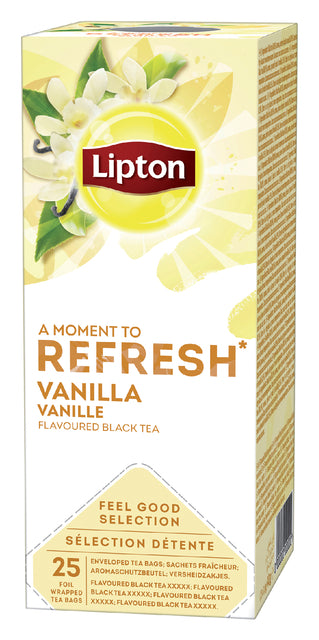 Lipton - Tee -Refresh Vanille 25x1.5gr | 6 Stücke