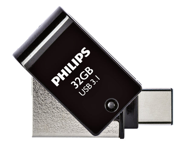 Philips - USB -Stick 3.1 USB C 2in1 32 GB Schwarz