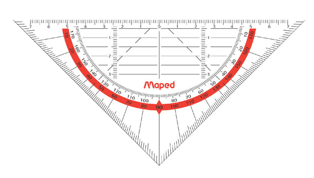Zugeordnet - Geo -Dreieck Geo -flex 16cm | 10 Stücke