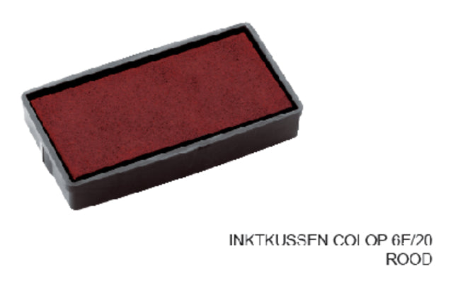 Colop - Briefmarkenpolster 6th/20 rot