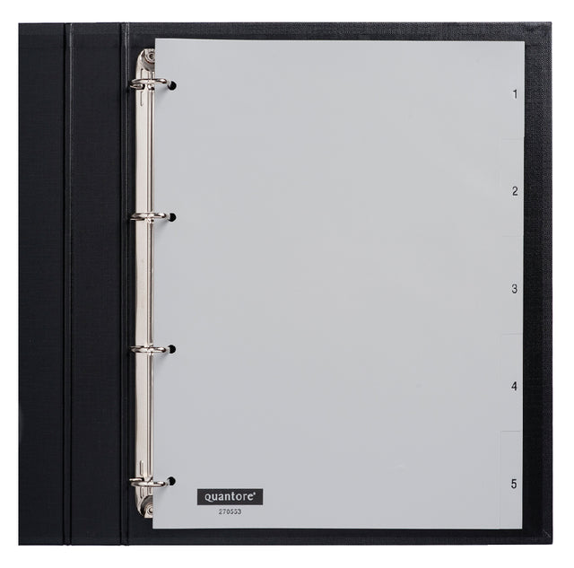 Quantore - Tab 4rings PP 1-5 Grau