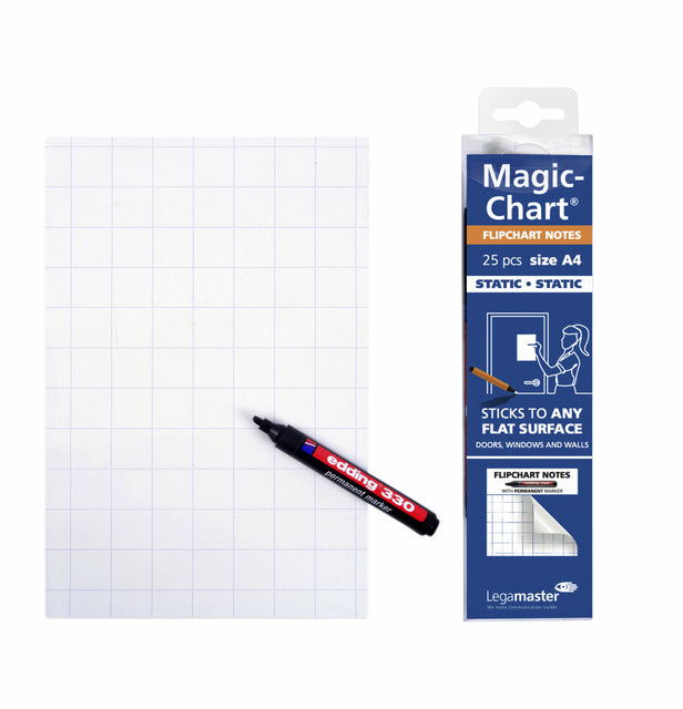 Legamaster - Magic Charts Notes Flipchart 20x30cm Weiß