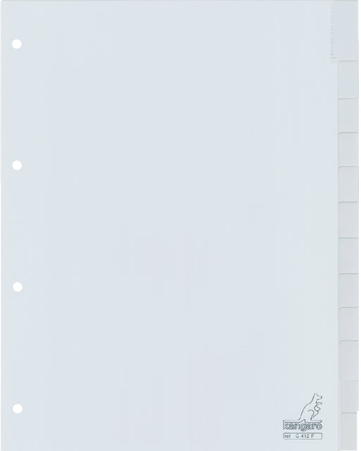 Känguro - Tab G412F 4R PP 12DLG Fenster grau pp | 25 Stücke