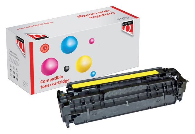 Quantor - Tonercartridge HP CF382A Geel