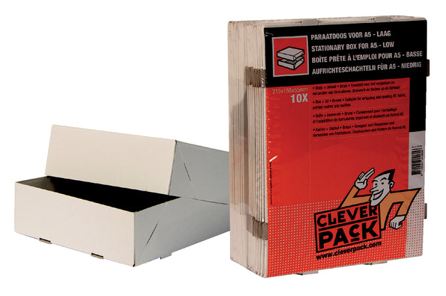 Cleverpack - Voratat Box A5 für 500 Blech weiß