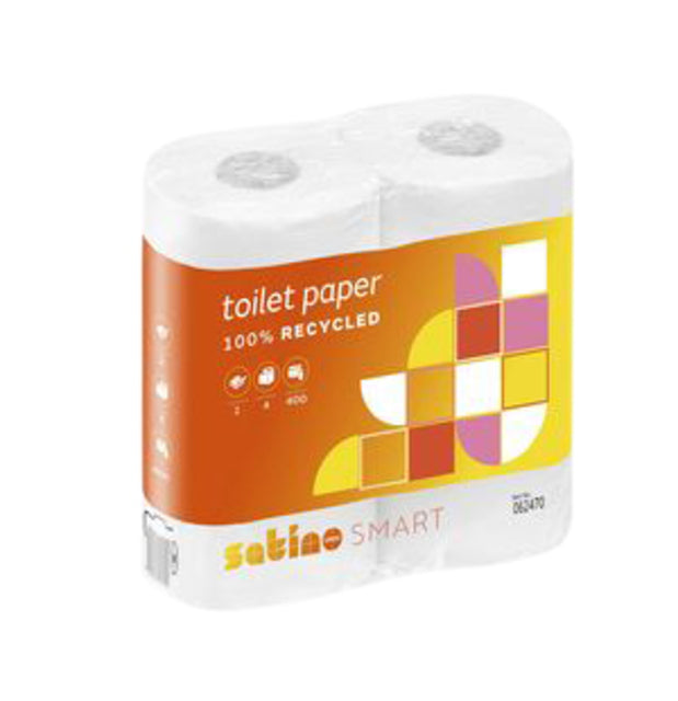 Satino von WEPA - Toilettenpapier Satino Mt1 Smart 2LAARTS White 062470