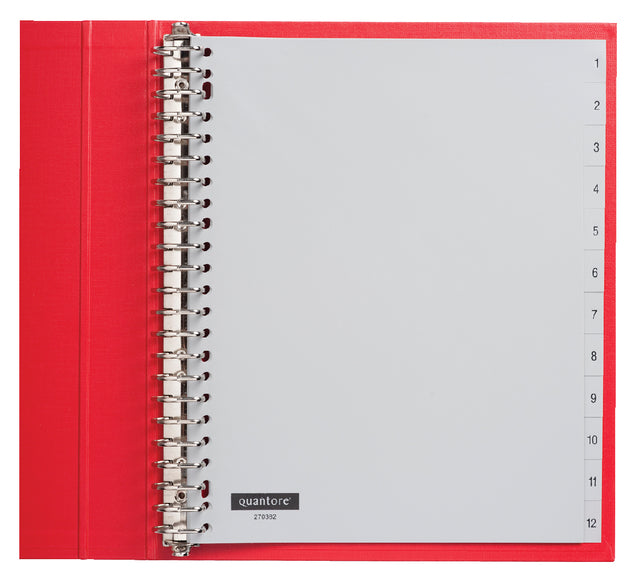 Quantore - Tab A4 23r PP 1-12 Extra breit grau