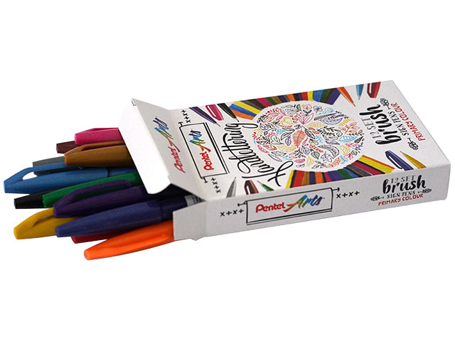 Pentel - Pinselstift SES15C Sign Standard KL 12st ASD