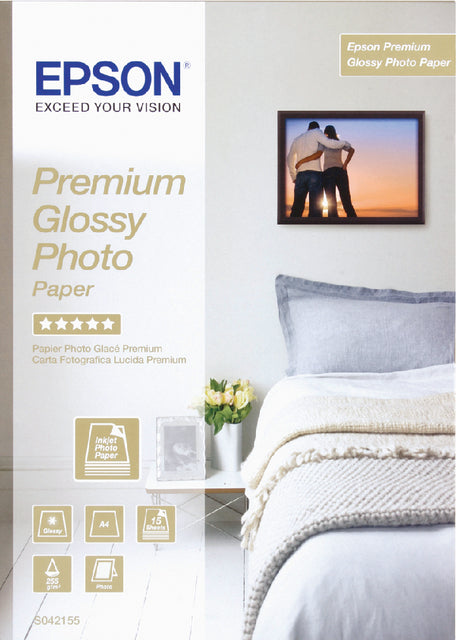 Epson - Inkjet -Papier S042155 A4 255gr Gloss