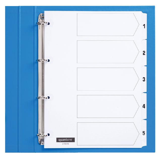 Quantore - Tab 4rings Pappe 1-5 WT | 25 Stücke