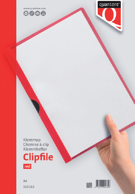 Quantore - Klemmap 3mm rot