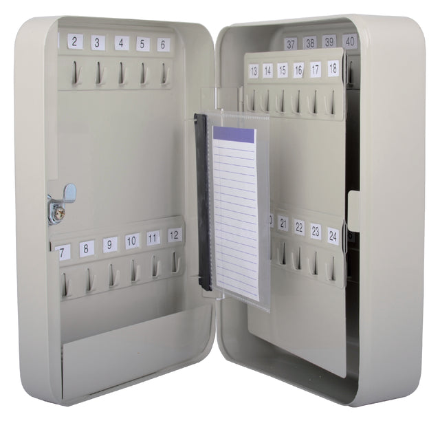 QBasic - Schlüsselschrank 48 Hooks Beige