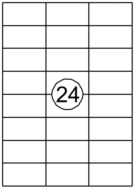 Quantore - Etikett 70x37mm 360st