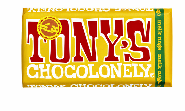 Tony's Chocolonely - Schokolade Tony Chocolonely Milk Noga Bar 180gr | 15 Stücke