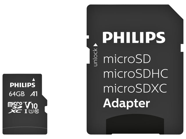 Philips - Michy Card Micro SDXC 64GB | 10 Stücke