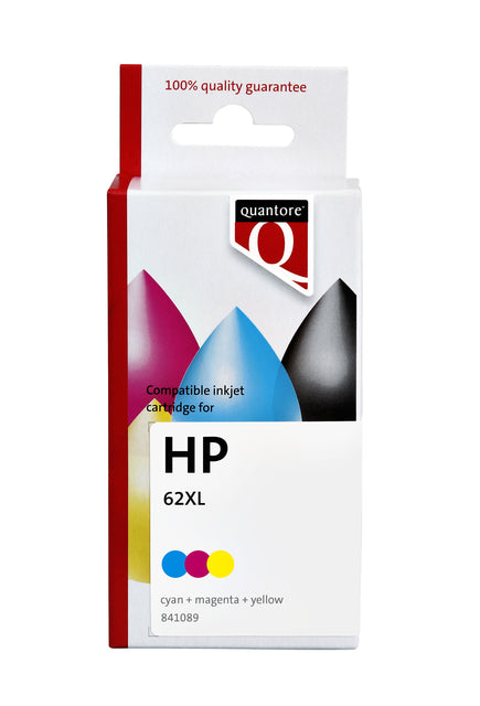 Quantore - Inkcartridge HP 62XL C2P07CN HC -Farbe