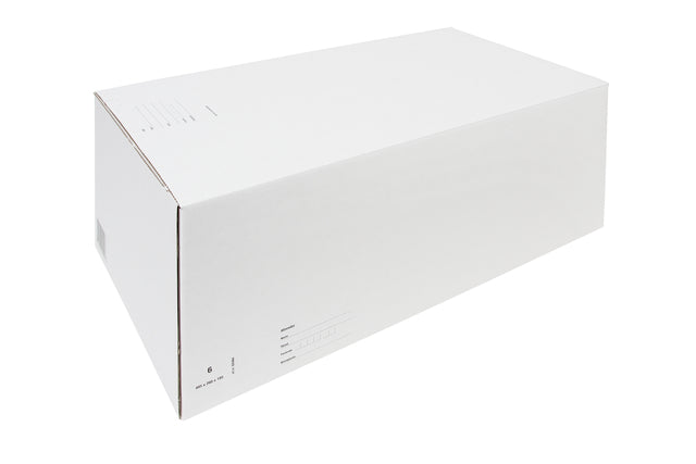 Izzy - Postpacks 6 485x260x185mm Weiß