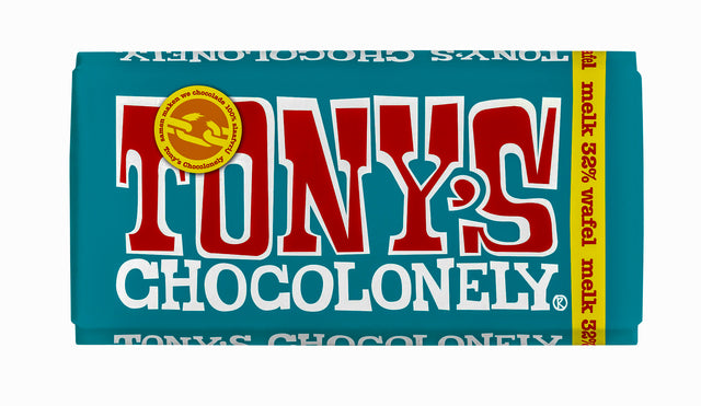 Tony's Chocolonely - Schokolade Tony Chocolonely Milch Pennywafel Bar