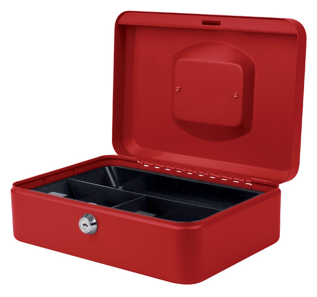Pavo - Geldbox 250x180x90mm rot