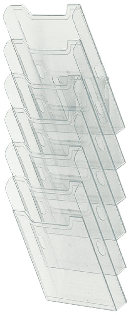 Exacompta - Ordnerwand A4 6 -baks klar transparent stehen