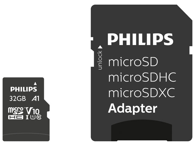 Philips - Micro SDHC -Kartenklasse 10 UHS I U1 32GB