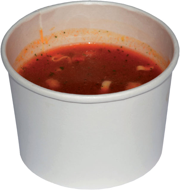 Izzy Horeca und Cate - Suppenbecher 240 ml Pappe weiß