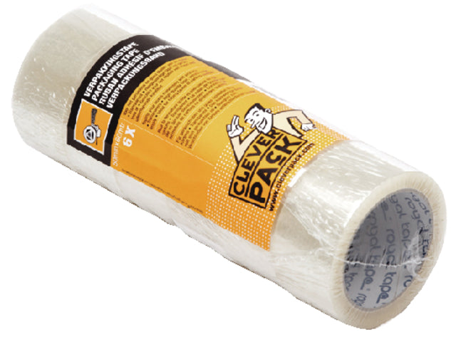 Cleverpack - Verpackung 48mmx66m PP Transparent | 3 Stücke