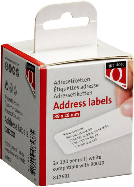 Quantore - Labet Labet 99010 28x89mm Adresse WT