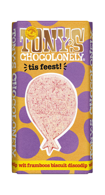 Tony's Chocolonely - Schokolade Tony Chocolonely Tis Party Bar 180gr | 15 Stücke