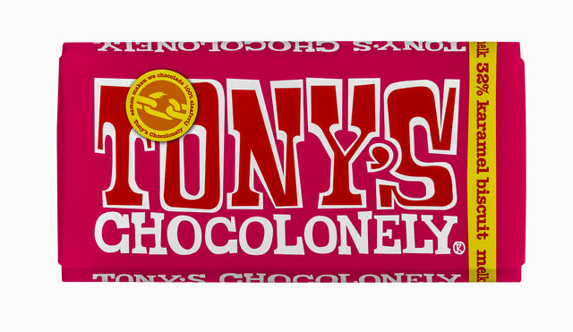 Tony's Chocolonely - Schokolade Tony Chocolonely Milk Karamel Biscuit | 15 Stücke