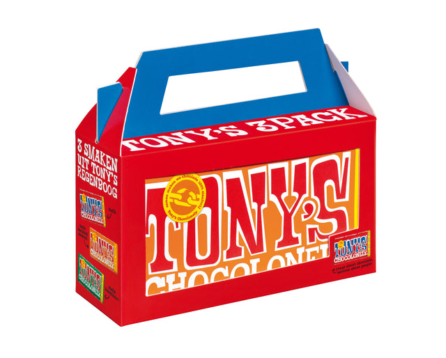 Tony's Chocolonely - Schokolade Tony Chocolonely Rainbowpck 3 Bars