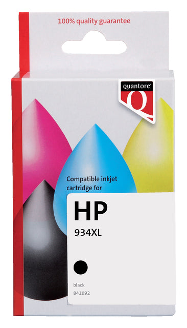Quantore - Inkcartridge HP 934XL C2P23CN HC Schwarz