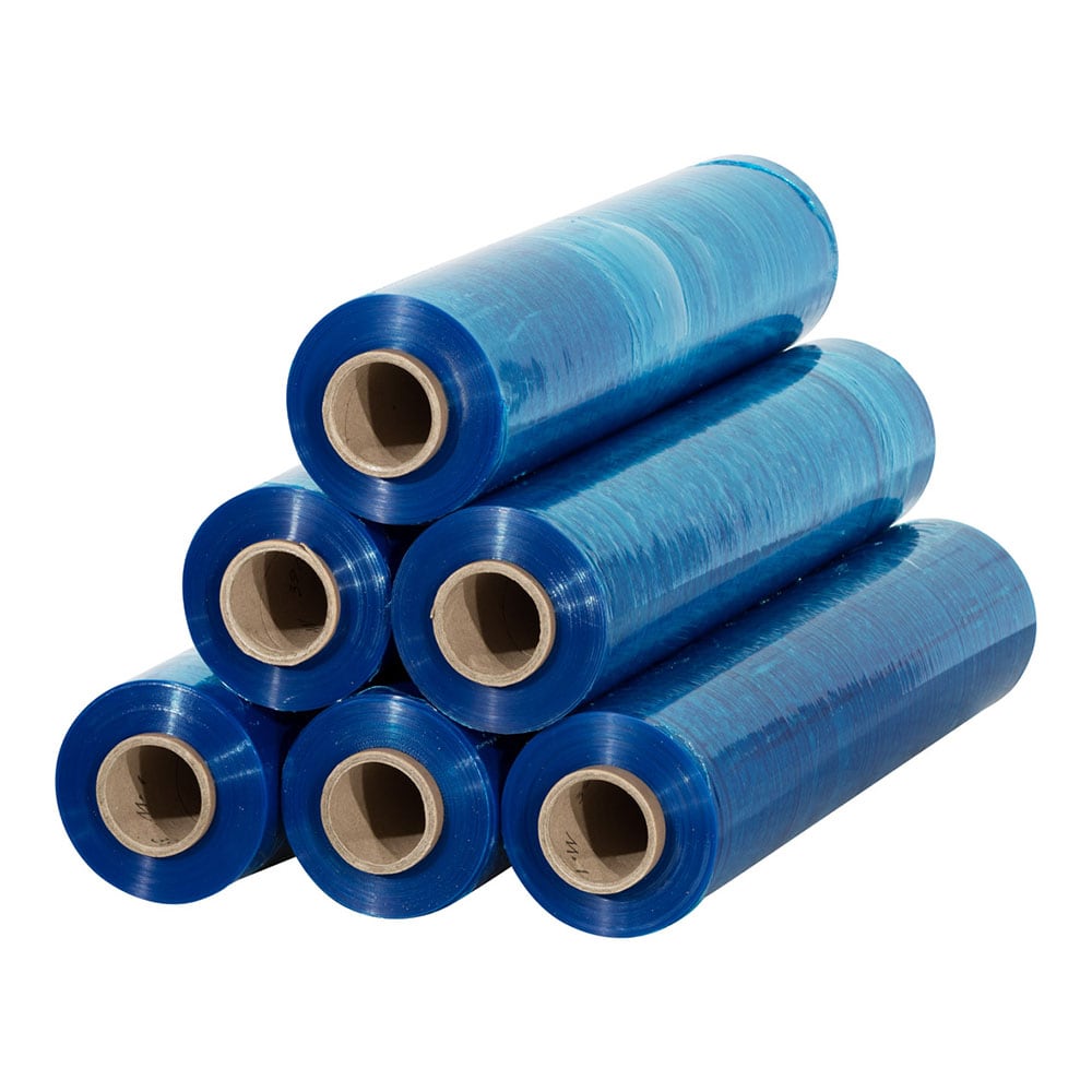 Klika - Handwikelfolie 23 Mikron 50 cm x 300 Meter Blaues Foodgrade