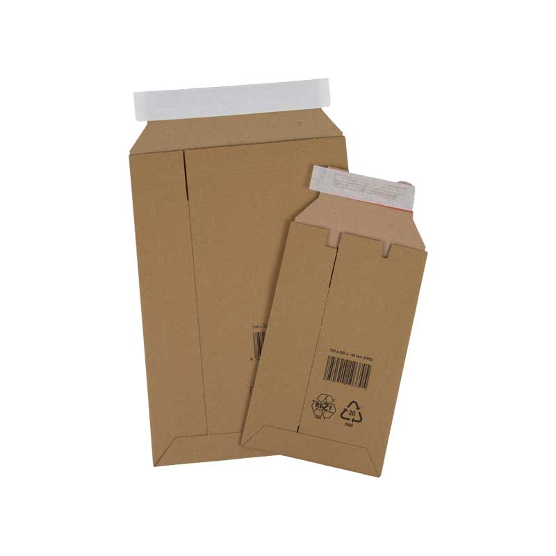 Klika - Golfkartonumschläge 246 x 357 mm Brown | 25 Stücke
