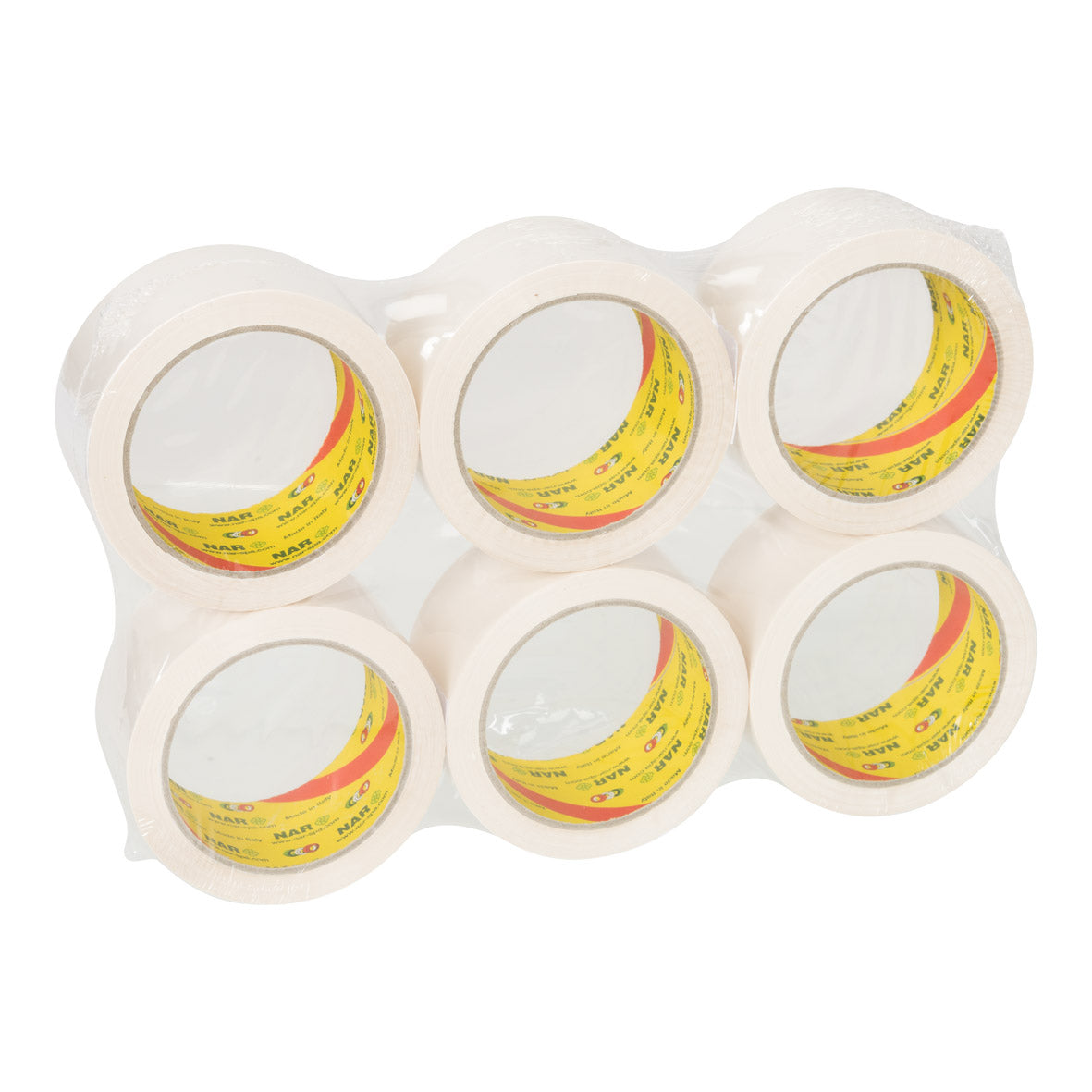NAR - PP Lösungsmittel E () 28 Mikrometer 50 mm x 66 Meter Weiß | 6 Stücke