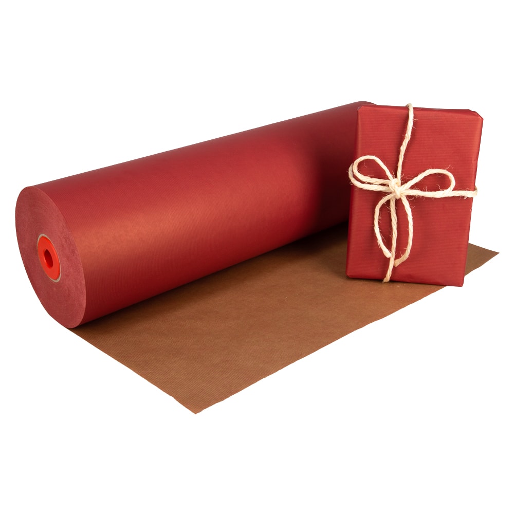 Klika - Kraftpapier auf Roll 59 cm x 400 Meter 50 Gramm/M2 Bordeaux Rot